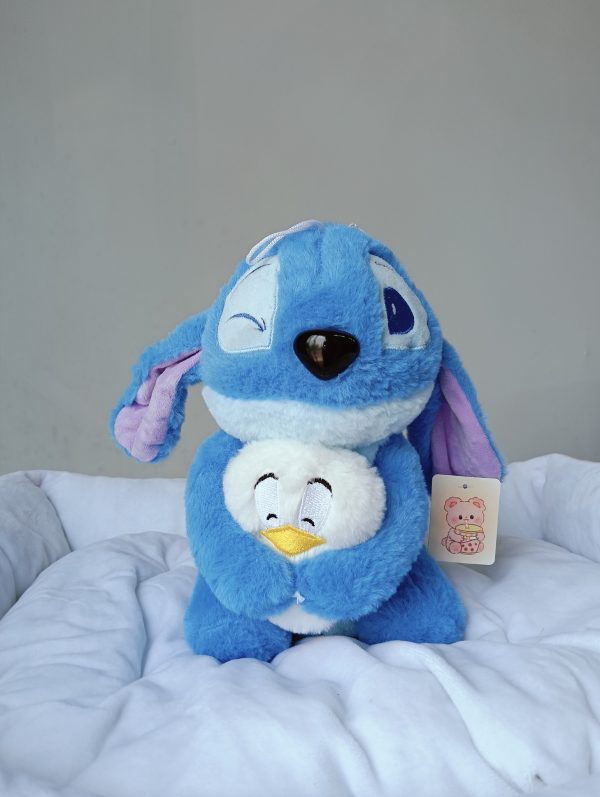 Gấu Bông Stitch Ôm Vịt | GB0009