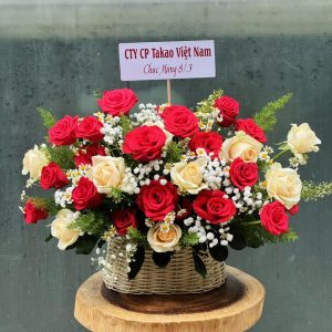 Giỏ Hoa Sinh Nhật | BH018